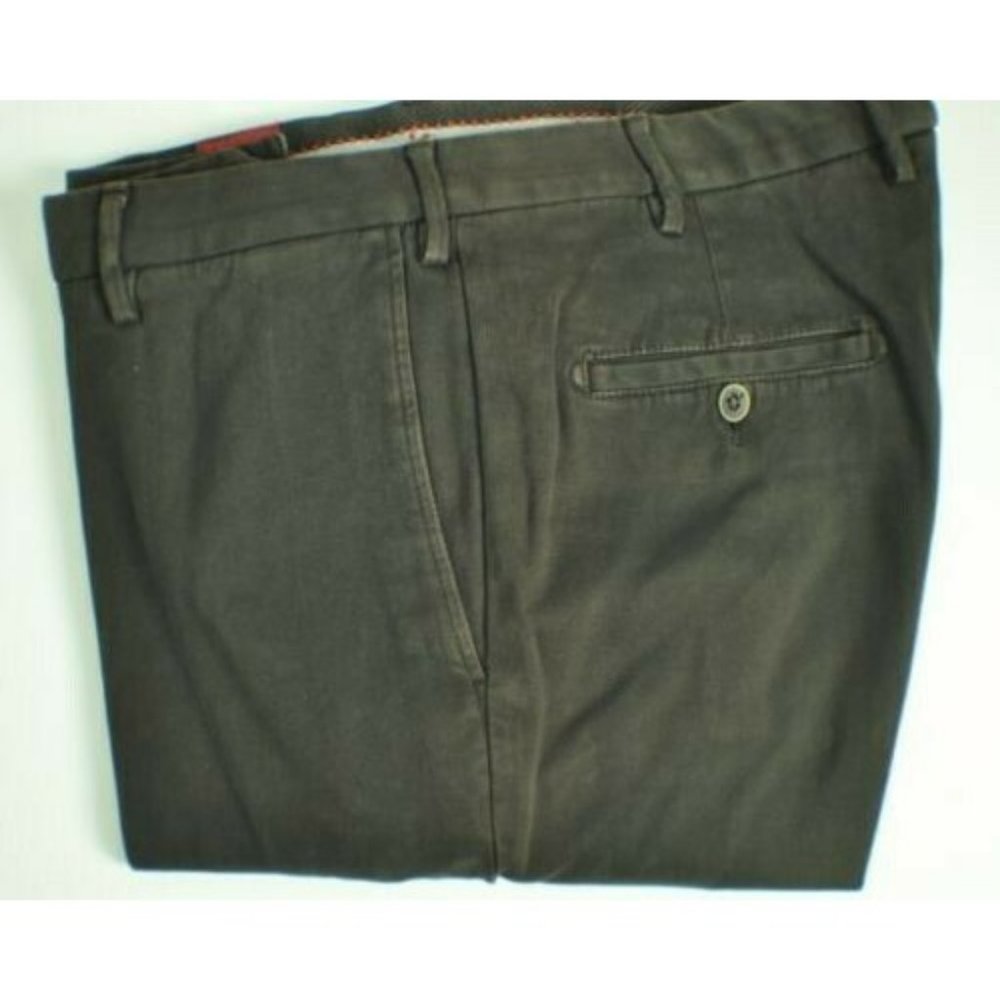 Isaia Dark Brown Casual Pants 34 w